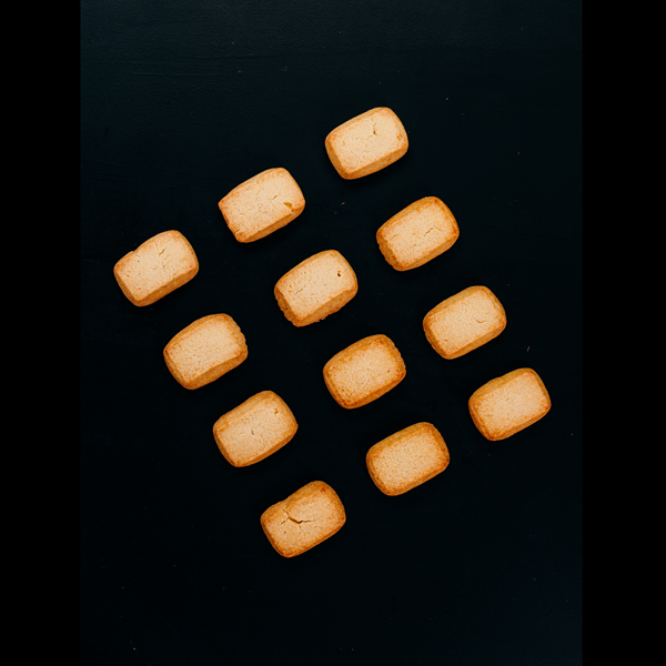 A traditional shortbread with enough space for the let the kids get creative and ice a Christmas design!